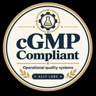 cGMP compliant operations badge