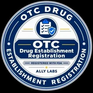 OTC drug establishment registration badge