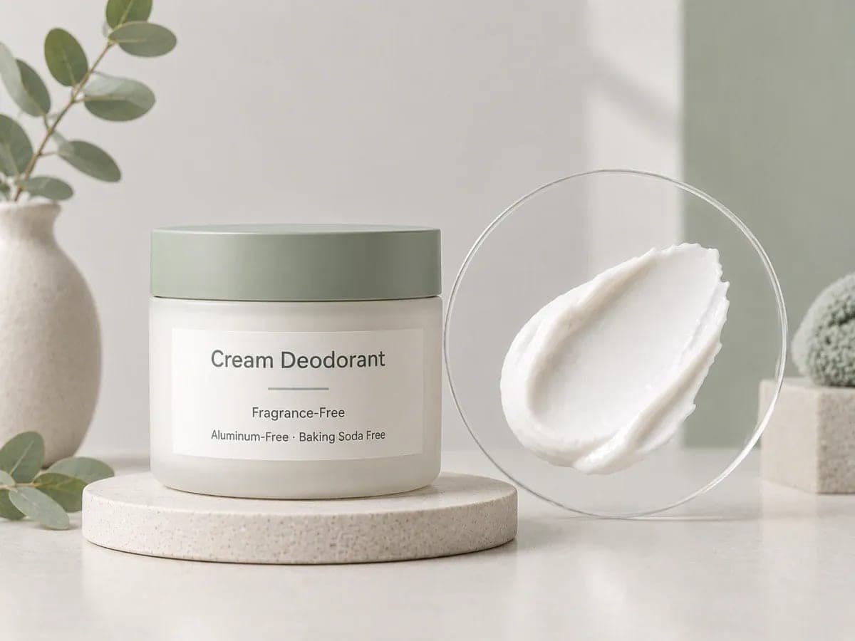 Fragrance-Free Cream Deodorant pre-stabilized base