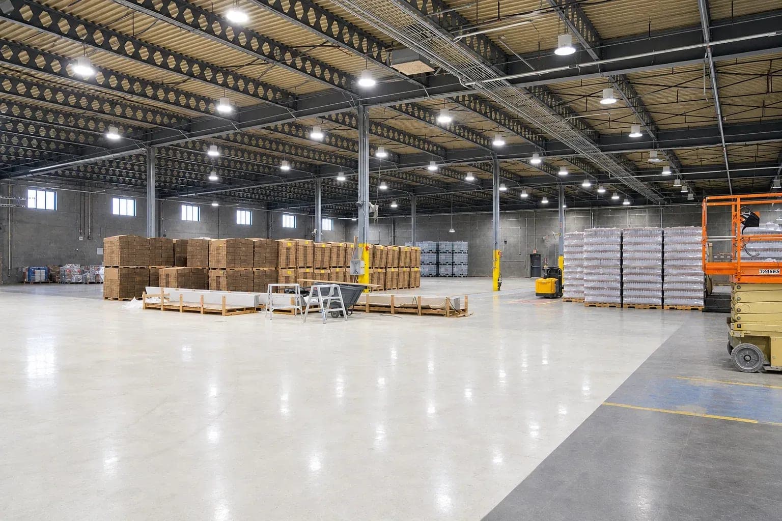 The production floor at the Ally Labs facility in Evanston, Wyoming.